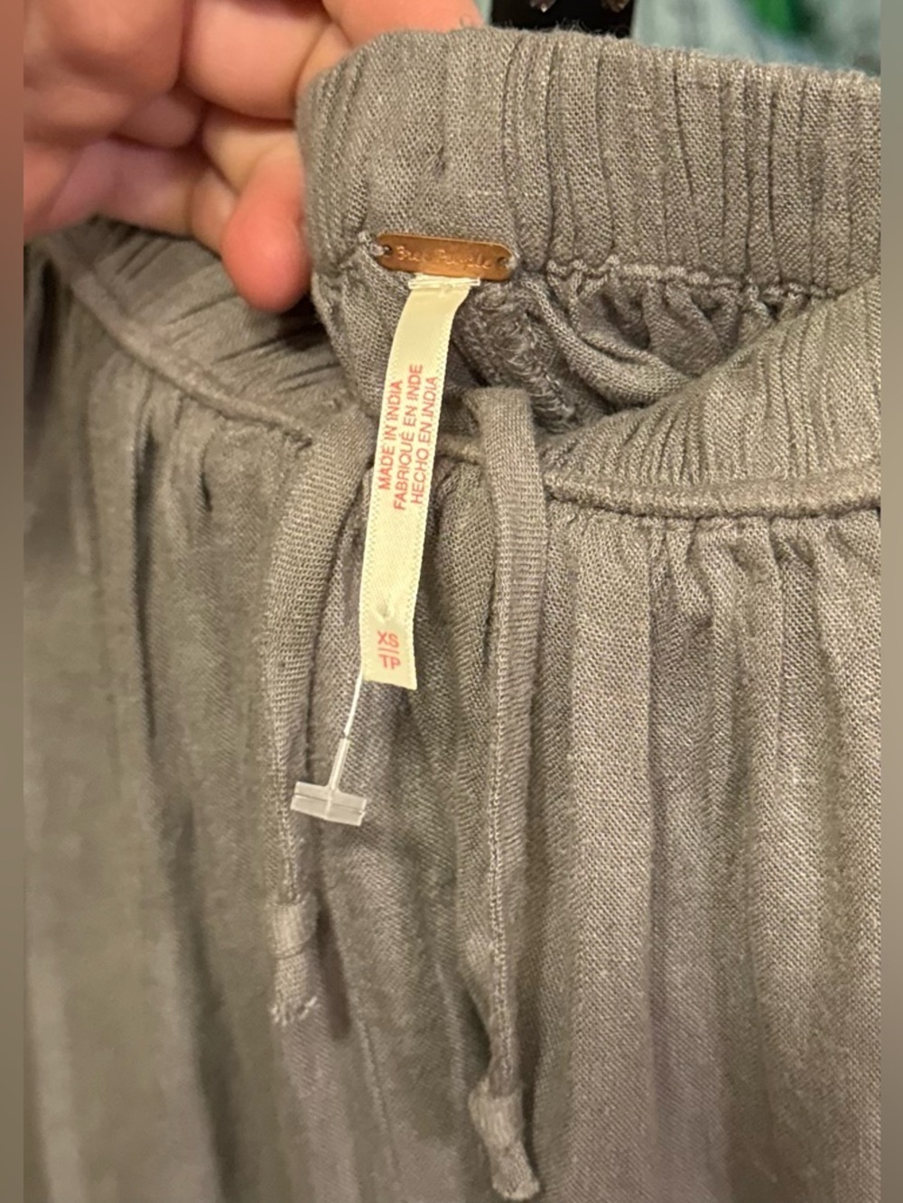 NWOT Free People Quinn Pants - Aven Grey - XS - Picture 9 of 9